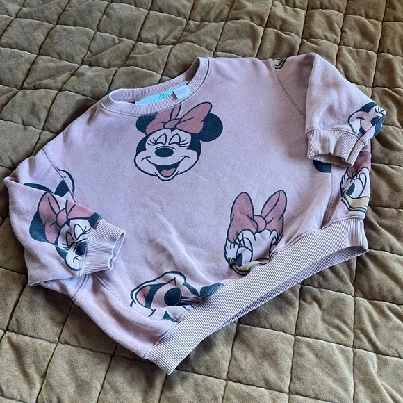 ZARA HTF MINNIE SWEATSHIRT 18-24 - Picture 5 of 5